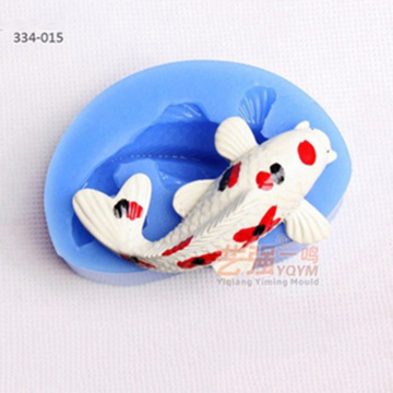 3D Fish-Shaped Food Grade Silicone Cake Mould - Kitchen Tools & Utensils