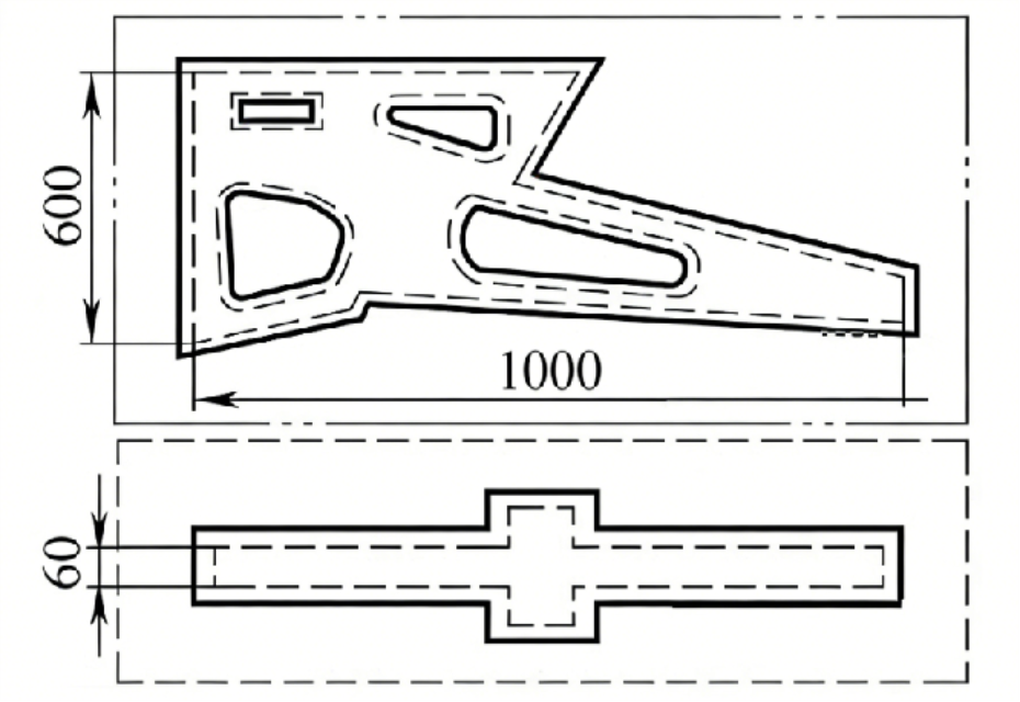 Aluminum beam-shaped parts