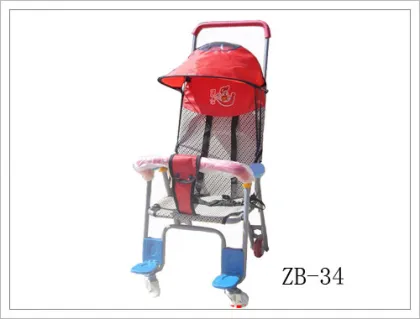 baby seat on bicycle