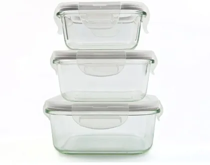 Square Pyrex Glass Storage Container/ Snapware Set (GFC-S)