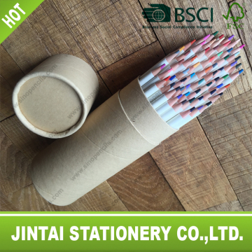 60 color pencils into paper tube wholesale