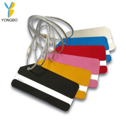 Aluminum Alloy Travel Luggage Tags Suitcase ID Labels