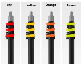 Adjustable Telescopic Aluminum Pole Tent Pole with 7075 Connector
