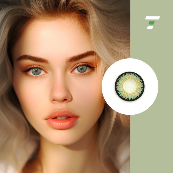 Annual round contact lenses to 10 light eyes