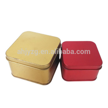 metal empty tin box for candy chocolate