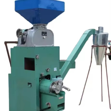 LNJ150 Rice Mill with Rubber Rolls and Blowing Wind