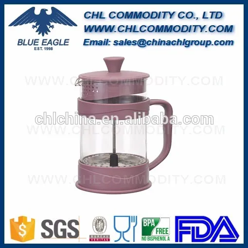 Food grade heat resistant coffee maker glass pot