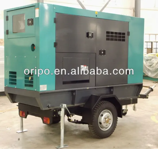 UK technical support lovol trailer generator set with single bearing alternators