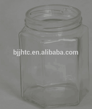 square wide mouth glass jar