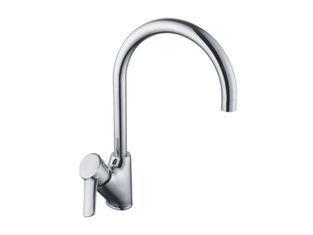 commercial Single Chromed Handle Kitchen Water Faucet With