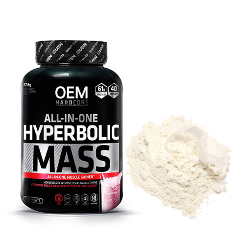 OEM/ODM Hyperbolic Mass Muscler Gainer Mass Powder