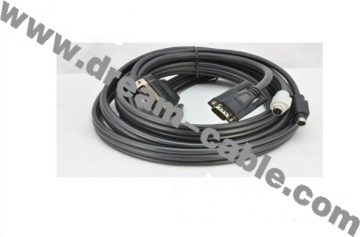 Db25 to Db9 Serial Cable with Mini DIN 5pin Plug