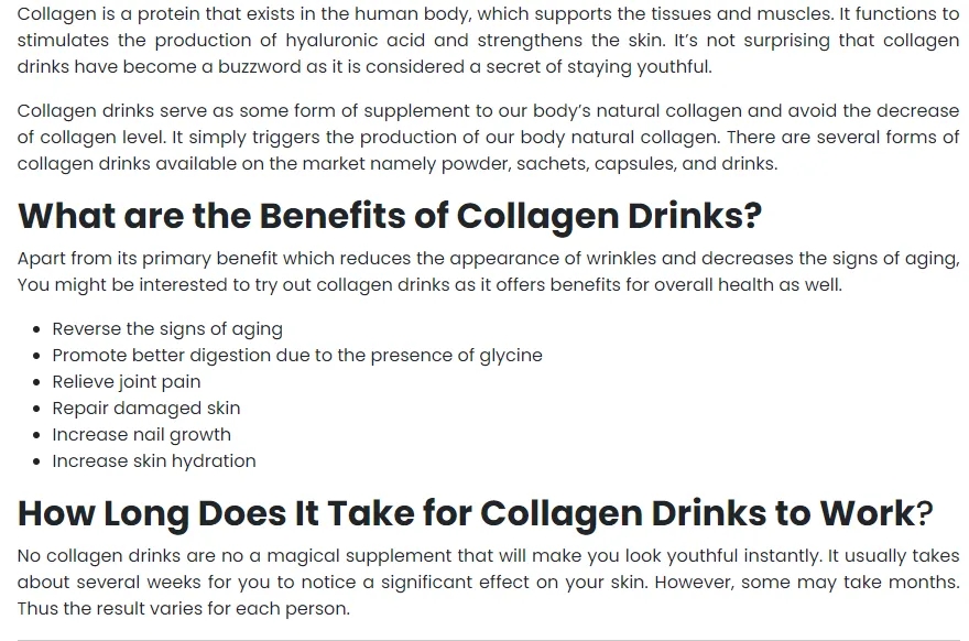 OEM/ODM Vegan Vitamins Collagen Gluta collagen health supplements Liquid Skin whitening oral liquid drink