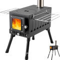 Smokeless Wood Stove for Tent Heating and Indoor Use