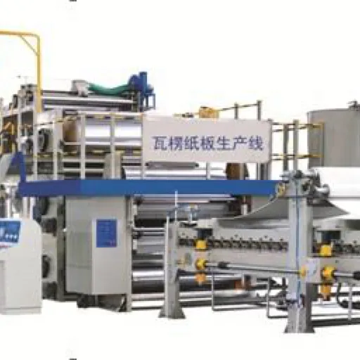 Corrugated Single Facer Packing Making Machine - 5ply Corrugated Cardboard Production Line