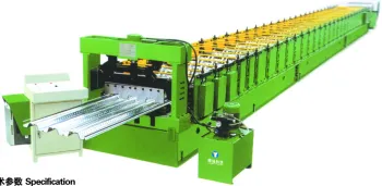 Metal Deck Corrugated Sheet Roll Forming Machine