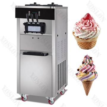Yoslon Three Flavours Commercial Ice Cream Machine - Home Ice Cream Maker