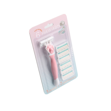 HaWard Razor Private Label Six Blade Women's Hair Removal Shaving Razor