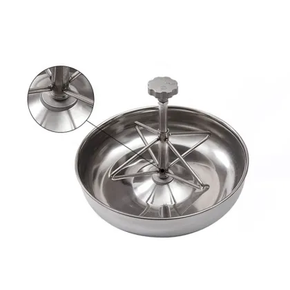 18-25cm Farm Equipment Stainless Steel Livestock Pig Fodder Trough