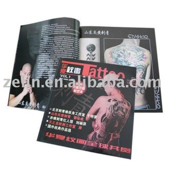 fashion tattoo book with Huaxia pattern