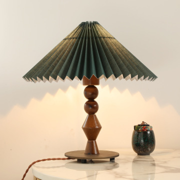 Lampes de table décoratives en bois LEDER