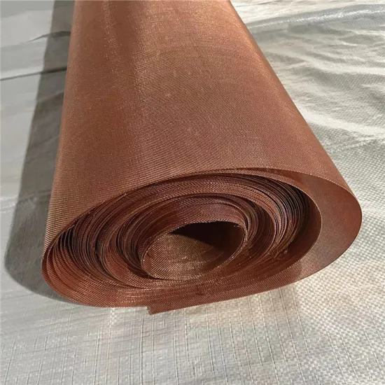 40-60 Mesh Pure Copper Wire Mesh Screen: Properties and Applications