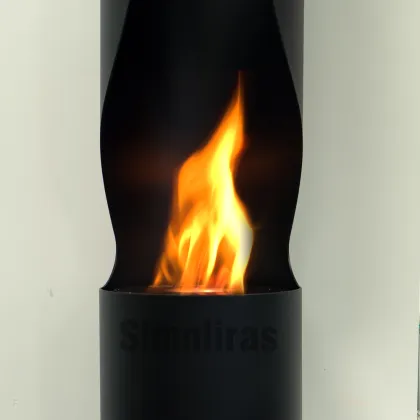 Indoor Wall Mounted central fireplace design