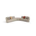 Set de sofá de cuero modular Arcadia