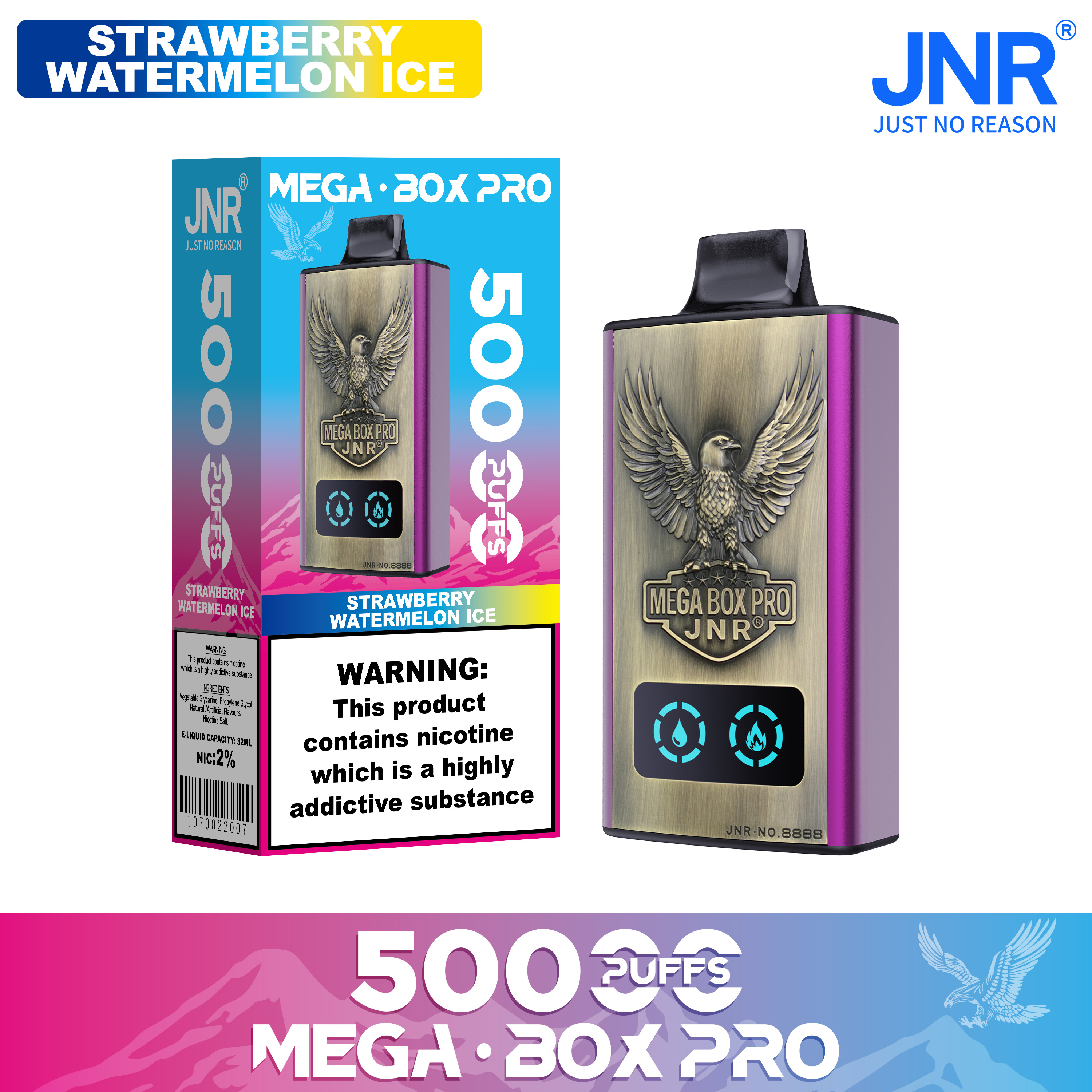 Jnr Mega Box Pro 50k 50000 Puffs