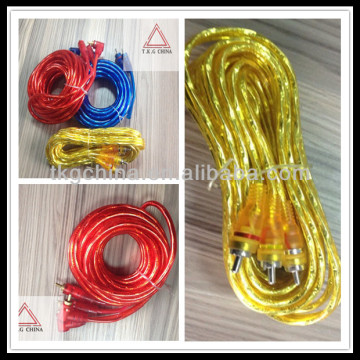 high quality elastic PCV insulated video audio cable