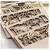Free samples are available! friendly hollowed-out kraft paper greeting cards
