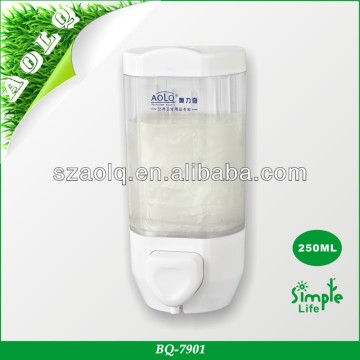 Hand touch mini soap dispenser with blue soap dispenser available