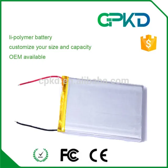 3.7v 7000mah lipo battery,rechargeable prismatic battery customize