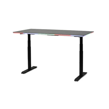 Hot Computer Table LED Lights Adjustable Gaming Desk