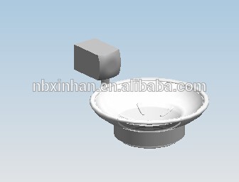 2014 New design contemporary bathroom wall fitting accessories chrome plating brass soap dish