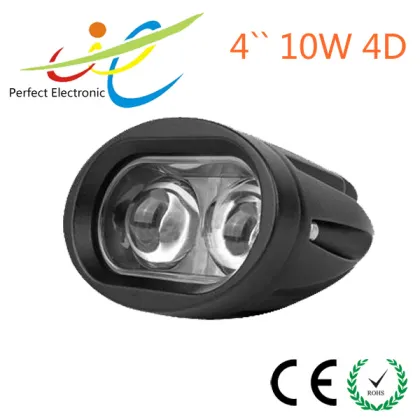 4inch 10W blue Cree forkligt lights