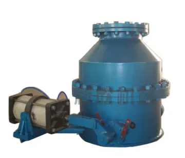 Pneumatic Spherical offset clock valve