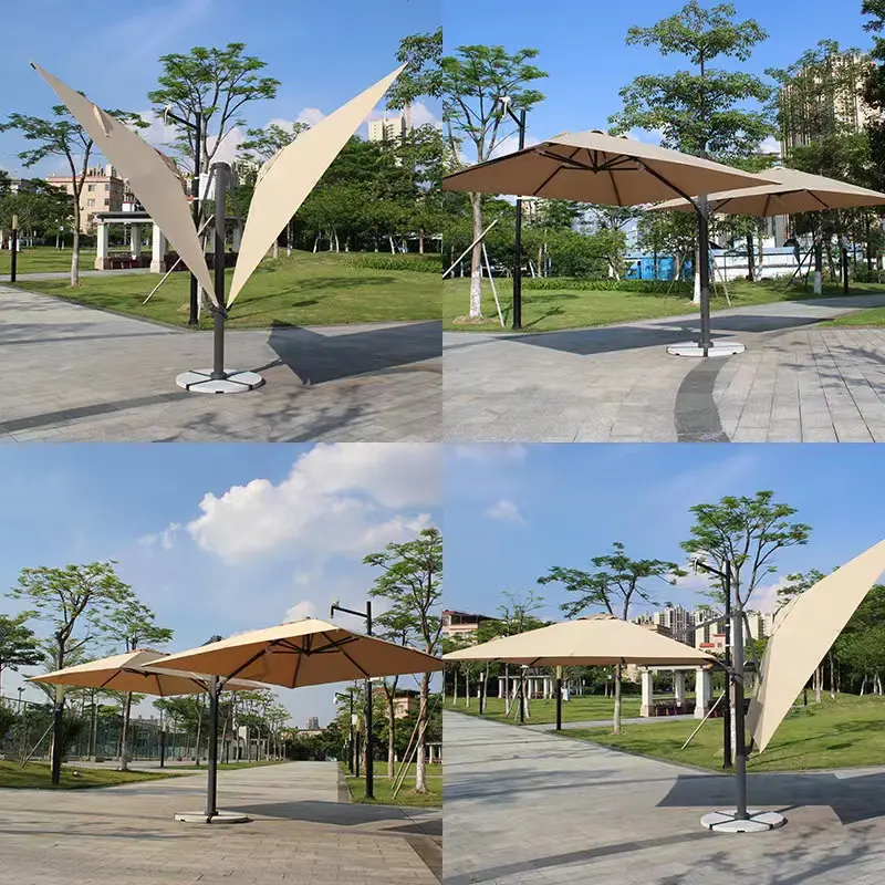 Two Heads Sunshade Double Tents Parasol