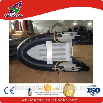 Lightweight rigid inflatable rib boat