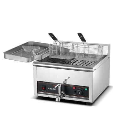 Professional Commercial Propane Gas Fryer with Thermostat - Top Selling Deep Fryer