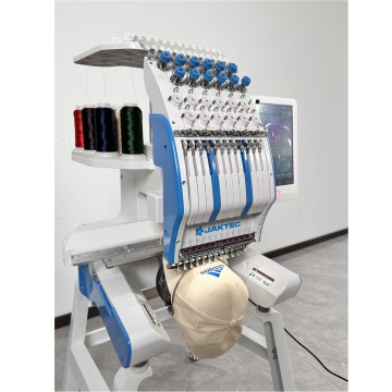 JK-MC1201 Single Head 12 Needles Embroidery Sewing Machine 200x300mm
