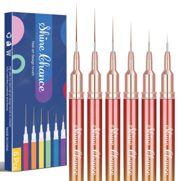 Custom Logo Fine Liner Painting Brush for Nail Art