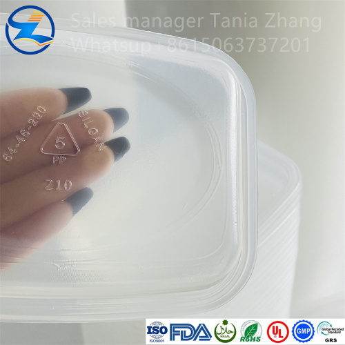 High quality White PP lunch box