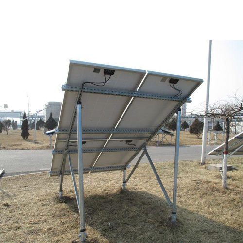 Solar Panel Structures of Ground Screw Pile