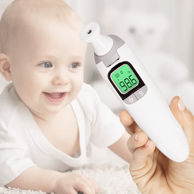 Baby MDR CE: Multifunction 2-in-1 High Temperature Infrared Forehead and Ear Thermometer
