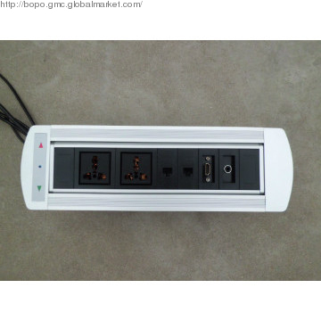 Manual Fliping Desktop Socket