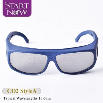 CE Certified CO2 Laser Safety Glasses OD4+ for 10.6um Industrial Laser Equipment