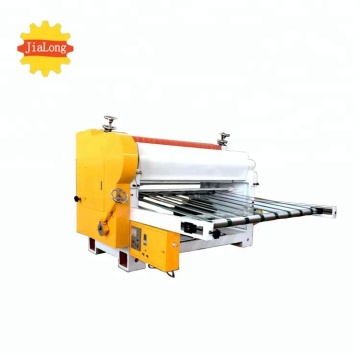 Low cost corrugated cardboard machine cutting carton machine