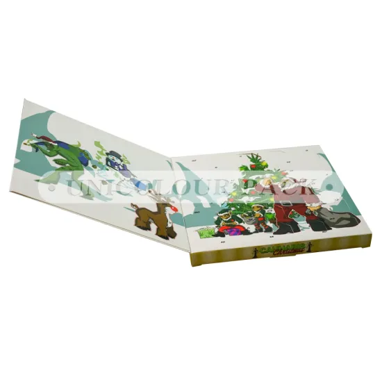 Custom Cardboard Advent Calendar Box for Christmas Gifts