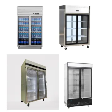 Supermarket Glass Freezer for Frozen Products